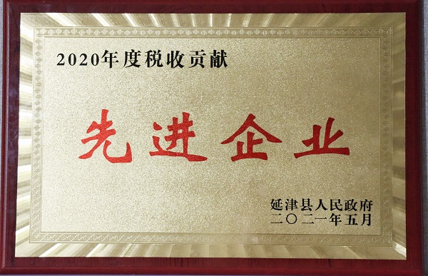 2020年度延津县“税收贡献先进企业”奖牌.jpg 2020年度延津县“税收贡献先进企业”奖牌.jpg